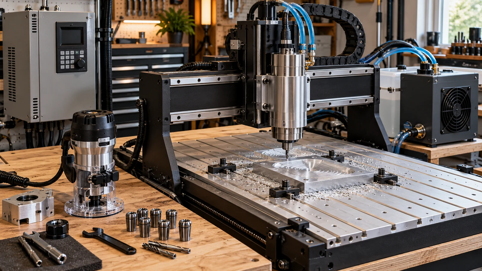 Trim Router vs CNC Spindle: Which Upgrade Fits a Desktop CNC?