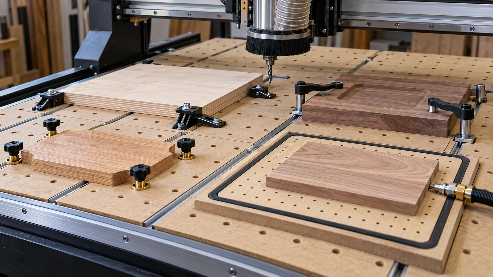 Best Low-Profile CNC Clamps for Router Tables